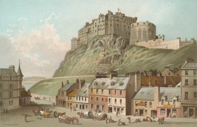 The Castle from the Grassmarket - Edinburgh by English School